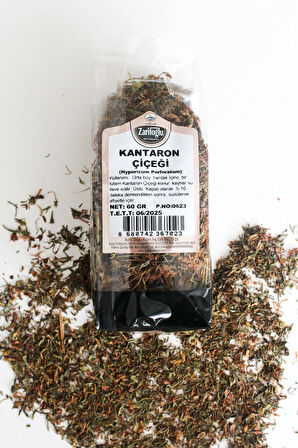 Kantaron Çiçeği Otu Bitkisi Şifalı Bitkiler 60 gr