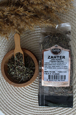 Zahter  Dağ Kekiği Bitkisi Şifalı Bitkiler 70 gr