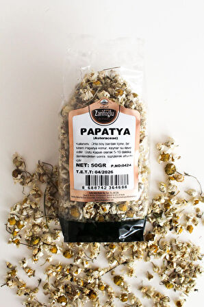 Papatya Çayı Bitkisi Otu Şifalı Bitkiler 50 gr