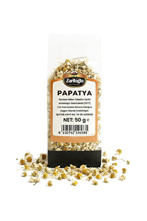 Papatya Çayı Bitkisi Otu Şifalı Bitkiler 50 gr