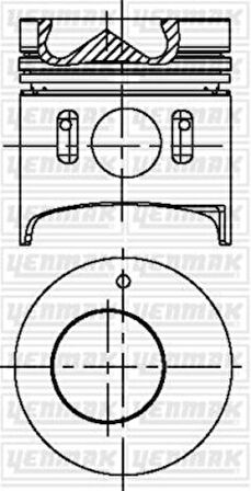 Yenmak 31-04374-000 Piston Segman STD Canter 515 635 Hd77 Me012174 Me018274 ME018274