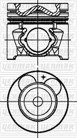 Yenmak 31-04488-000 Piston Segman STD i20 ix20 1.4 CRDI 90Hp D4Fc 75mm 23410-2A950
