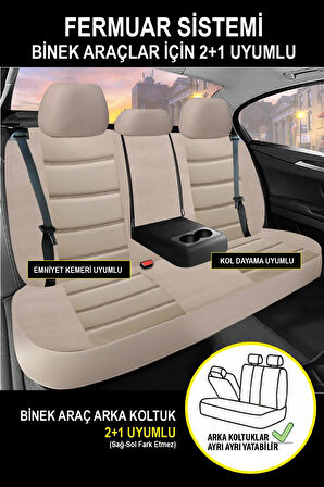 Fiat Ducato uyumlu DERİ Oto Koltuk araba Kılıfı.