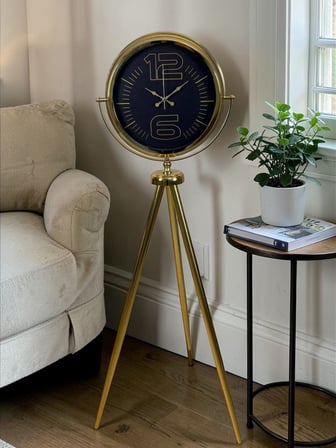 Majestic Gold Tripod Ayaklı Salon Saati