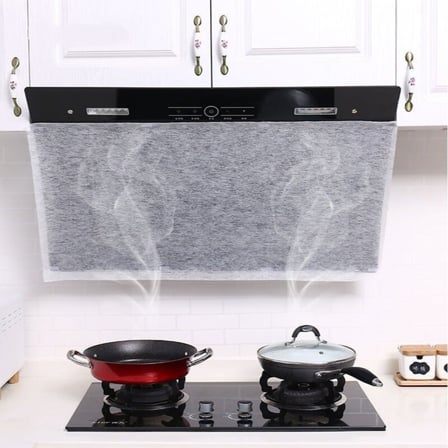 Buffer® 2Li Yağ Emici Duman Önleyici Pratik Mutfak Davlumbaz Koruyucu Dayanıklı Yedek Filtre 45X90Cm