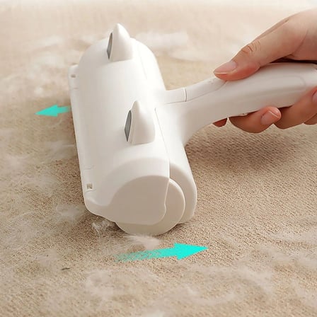Uravas Store® Kulak Modelli Hazneli Kedi Köpek Halı Yatak Kıl Toz Tüy Toplayıcı Temizleyici