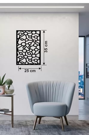 Mey İthalat® Modern Bağlantı Temalı Ahşap Duvar Tablosu - 25X35 Cm Lazer Kesim Soyut Pano