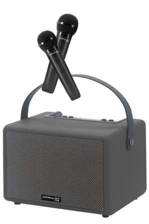 F32 2X50W Sürücülü 2 Adet Mikrofonlu Bt 5.2 Kablosuz Hoparlör - Yeşil