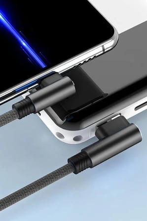 Mey İthalat® Usb To Lightning 3M 2.4A Kablo - Siyah