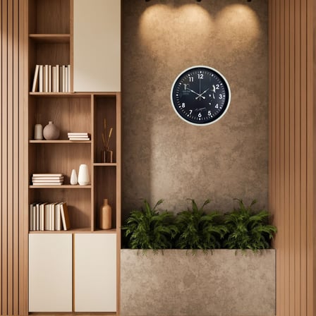 Krem 36 Cm Elegant Atatürk Duvar Saati
