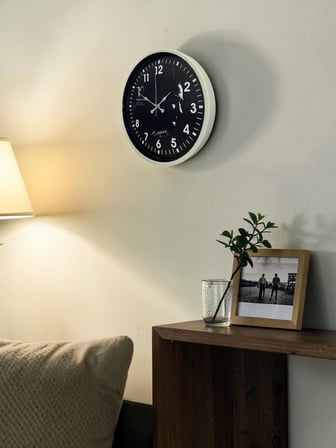 Krem 36 Cm Elegant Atatürk Duvar Saati