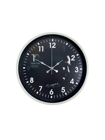 Krem 36 Cm Elegant Atatürk Duvar Saati