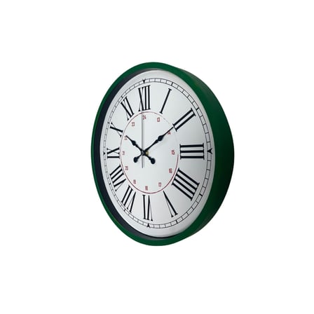 Yeşil 36 Cm Modern Şık Duvar Saati