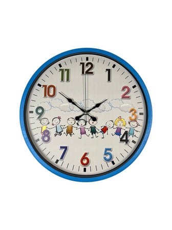36 Cm Mavi Çocuk Odası Duvar Saati