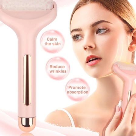Uravas Store® Ice Roller Buz Silindiri Terapi Etkili Yüz Derma Masaj Ve Cilt Soğutma Bakım Aleti