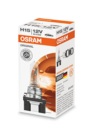 Osram H15 Far Ampulü Standart 12V 15/55W (1 Ad.) 