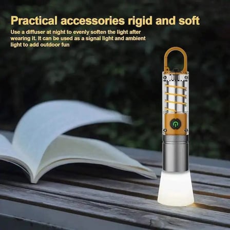 Hediyelik Peakstar Ps-8915 10w Zoomlu Led Powerbank Özellikli Şarjlı Kamp El Feneri