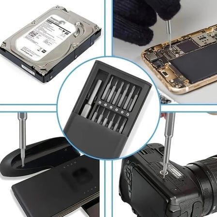 Hediyelik 25 Parça Çok Fonksiyonlu Hassas Tornavida Seti – Telefon Tablet Elektronik Tamir Tornavida Seti