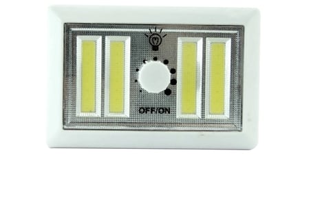 Hediyelik 4 Ledli Pilli Led Lamba Güç Ayarlı Led Portatif Lamba Led Işık - Mıknatıslı Yapışkanlı
