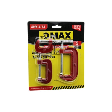 Hediyelik 3pcs Mini İşkence Mengene Seti Çelik Karbon 25-50-75mm