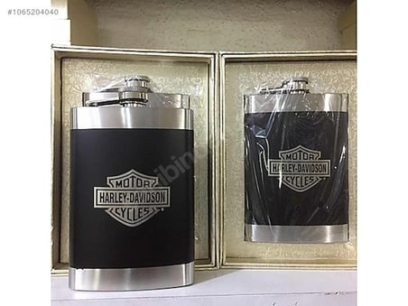 Hediyelik Harley Davidson Matara 8 Oz (240 Ml) İçecek Matarası