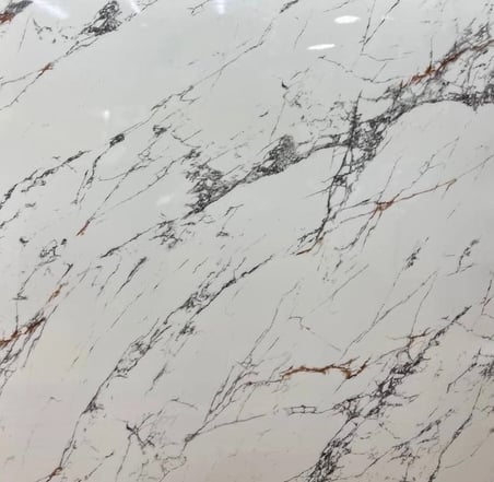Hediyelik Beyaz Mermer Desenli Yapışkanlı Kaplama Kağıdı  Büyük Boy 5 Metre