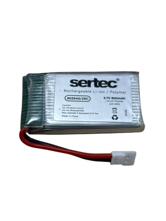 Hediyelik Sertec / 902540 / 3.7v - 800mah - 25c Beyaz Soket