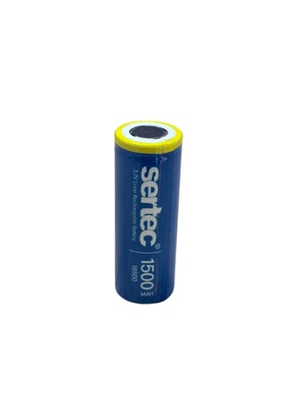 Hediyelik Sertec 3.7v Li-ion 18500 1500 Mah 1c Şarjlı Pil