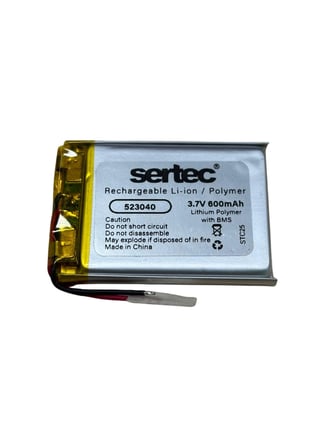 Hediyelik Sertec 523040 3.7v 600 Mah Li-polymer Pil (devreli/1.5a)