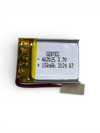 Hediyelik Sertec 402025 3.7v 150 Mah Li-polymer Pil (devreli/1.5a)