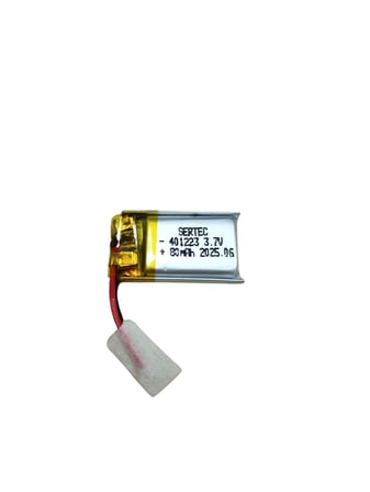 Hediyelik Sertec 401223 3.7v 80 Mah Li-polymer Pil (devreli/1.5a)
