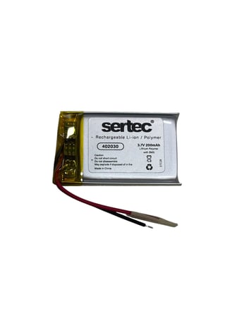 Hediyelik Sertec 402030 3.7v 200mah Li-polymer Pil (devreli/1.5a)