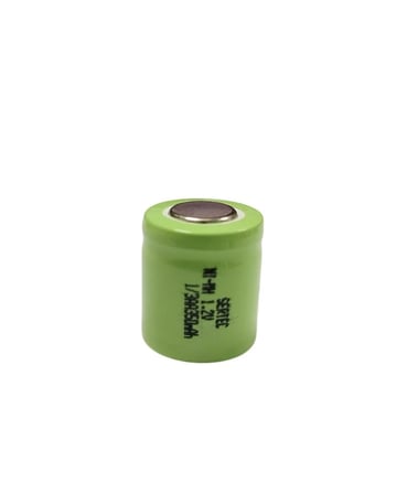 Hediyelik Sertec - 1.2v 350 Mah - 1/3aa - Ni-mh Şarjlı Pil - (başsız / Flat Head)