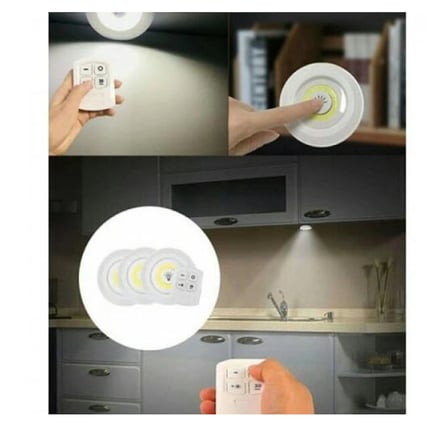 Hediyelik Uzaktan Kumandalı Yapışkanlı Led Spot Lamba Wt-364