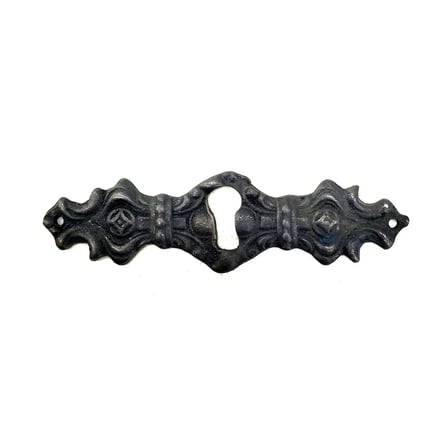 Hediyelik Antika Tarz Dekoratif Pirinç Anahtar Ağızlığı -  28x104mm, Oksit