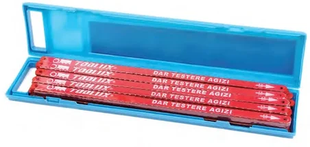 Hediyelik Toolux Dar Demir Testere Ağzı Çift Taraflı - 5 Adet