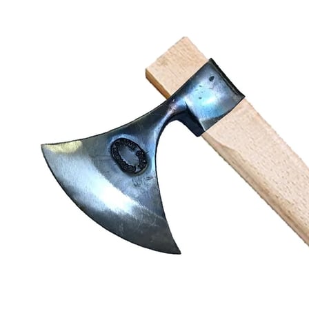 Hediyelik Karacasu Saplı Ay Balta 90 Cm - Dövme Çelikten