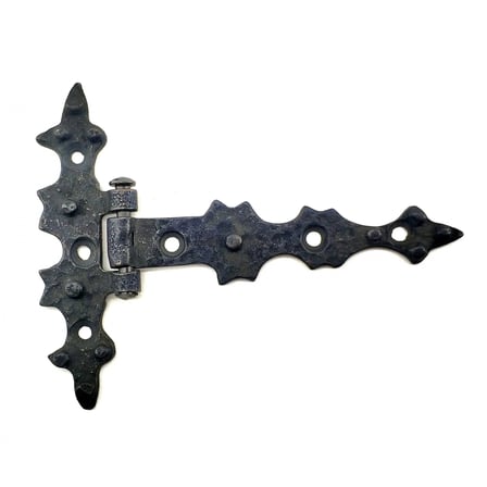 Hediyelik Antika Tarz Dekoratif Pirinç Yıldız Kuyruklu Menteşe - 85x110 Mm, Oksit