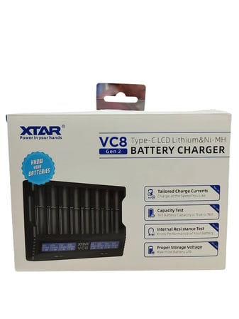 Hediyelik Xtar Vc8 Sekizli Li-ion / Nı-cd / Nı-mh Pil Şarj Cihazı