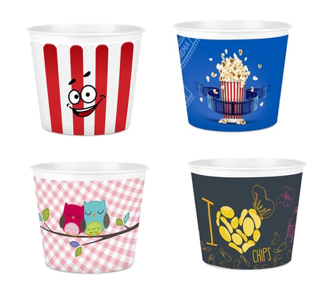 Hediyelik Popcorn Mısır Kovası Dekoratif