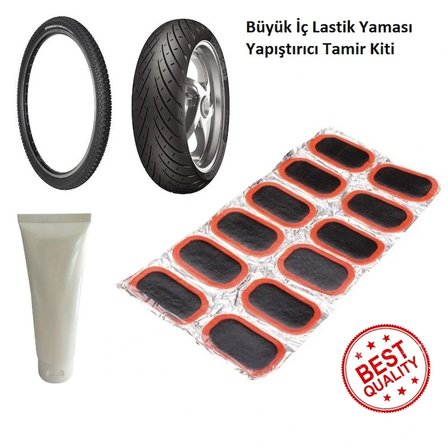 Hediyelik Büyük Lastik Yaması - Bisiklet - Motor Lastiği Yaması