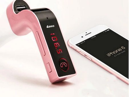 Hediyelik Carg7 Bluetooth Araç Fm Transmitter Usb Girişli