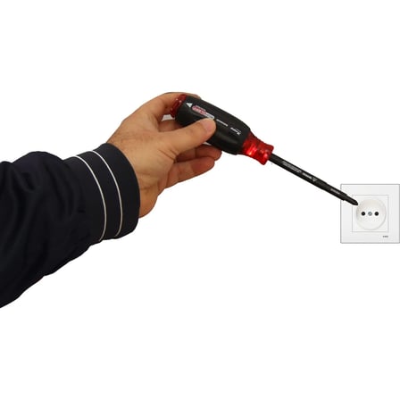 Hediyelik Tornavida Elektronik Devre Uyarılı Gerilim Test Tornavidası - % 100 Alman