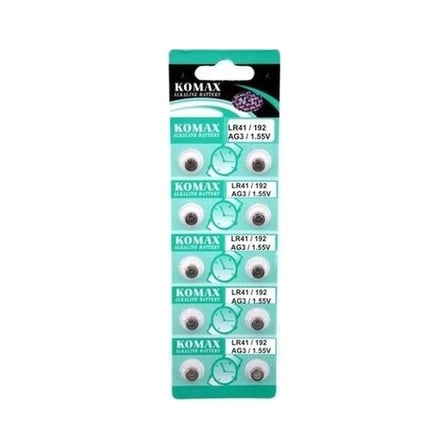 Hediyelik Ag3 Saat Pili - Düğme Pil 10lu Paket Lr41/192 1.55v