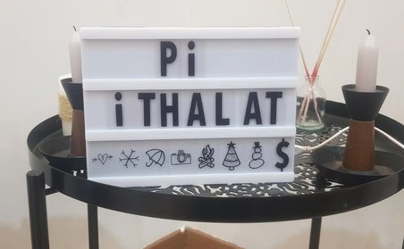 Hediyelik Cinematic Harflerle Işıklı Mesaj Veren Light Box Led Pano A4