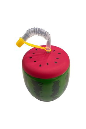 Hediyelik Karpuz Tasarımlı Pipetli Suluk 900 Ml
