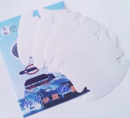 Hediyelik 8 Adet Araba Kapı Kolu Koruyucu Çizilme Önleyici Şeffaf Sticker Film Koruma Seti