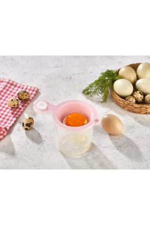 Hediyelik 5 İn 1 Süzgeç - Huni - Limon Sıkacağı - Yumurta Akı Ayırıcı Hazneli Mutfak Aparatı