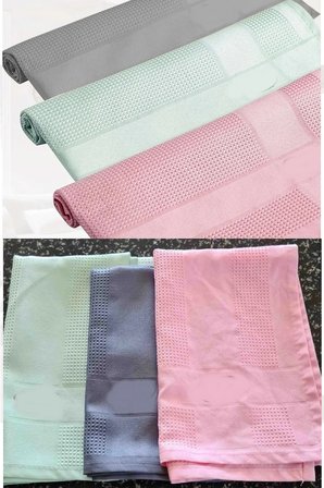 Hediyelik 3 Adet Gerçek Mikrofiber Temizlik Bezi (40x60 Cm) - İz Bırakmaz Cam Ev Araba Temizlik Bezi