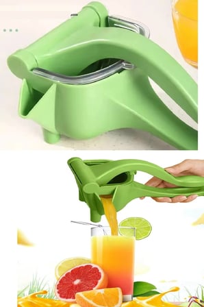 Hediyelik Manuel Plastik Meyve Portakal Karpuz Limon Sıkacağı Kollu Sebze Suyu Sıkma Limonata Aparatı Aleti